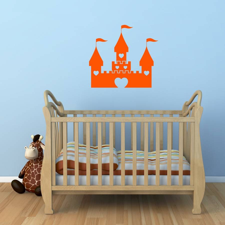 Princess Castle Vinyl Wall Sticker By Mirrorin