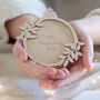 Personalised Wooden Christmas Ornament For Couples, thumbnail 1 of 4