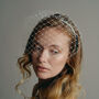 Robyn Merry Widow Birdcage Veil Headband, thumbnail 1 of 6