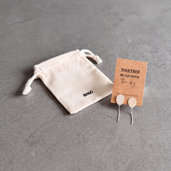 Touch The Sky Balloon Earrings – Sterling Silver Gift For Her, 2 of 8