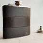 Customised Leather Hip Flask, thumbnail 2 of 5