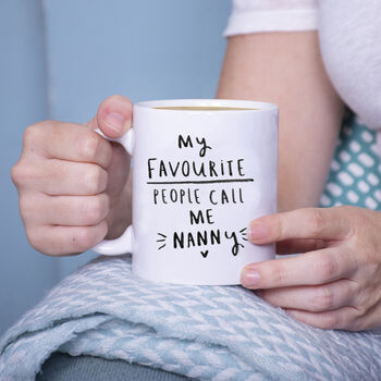 Favourite People Call Me Grandma / Grandad Mug Set, 5 of 8