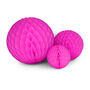 Honeycomb Ball Trio Bright Pink, thumbnail 1 of 4