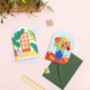 Flowers And Citrus Card, thumbnail 3 of 4