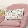 Personalised Botanical Floral Cushion For The Home, thumbnail 1 of 2