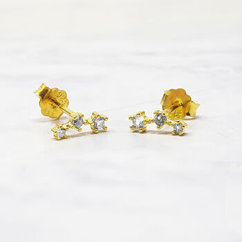 April Birthstone Diamond Earrings Gift Set For Her, 5 of 8