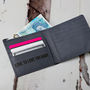 Personalised Men's Leather Billfold Wallet, thumbnail 7 of 12