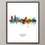 Liverpool Skyline Portrait Print And Box Canvas, thumbnail 3 of 5
