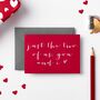 Mini Love Note 'You And I', thumbnail 2 of 4