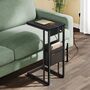 Side Table With Charging Station, Usb Ports And Outlets, thumbnail 3 of 9