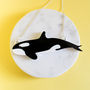 Orca Killer Whale Acrylic Necklace, thumbnail 4 of 4