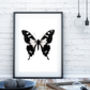 Black And White Butterfly Print, thumbnail 1 of 7