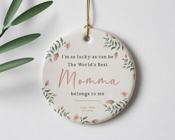 Personalised World's Best Mum, Mother's Day Ceramic Keepsake, 3 of 7