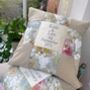 Natural Linen Commemorative Cushion, thumbnail 10 of 12