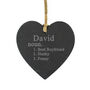 Personalised Slate Gift Engraved Name Definition, thumbnail 5 of 6