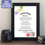 Personalised Poem Print End Of Term Gift For Teacher, thumbnail 7 of 8