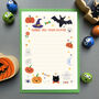 Personalised Halloween Children's Thank You Cards, thumbnail 1 of 1