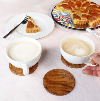 Set Of Four Coasters In Various Stunning Hardwoods, 8 of 11