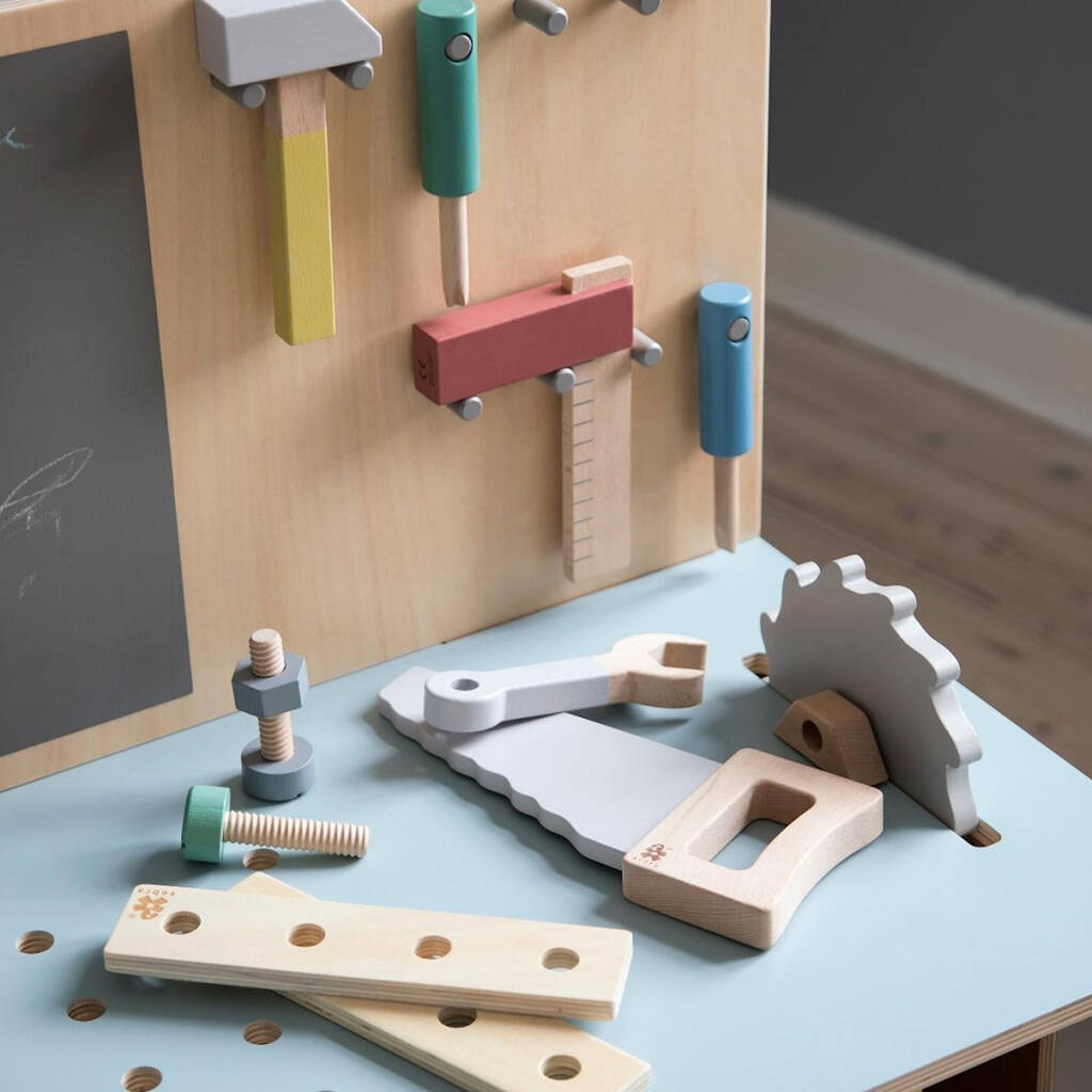 child's wooden tool kit by crafts4kids | notonthehighstreet.com