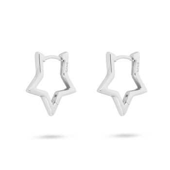 Hollow Star Hoops, 2 of 4