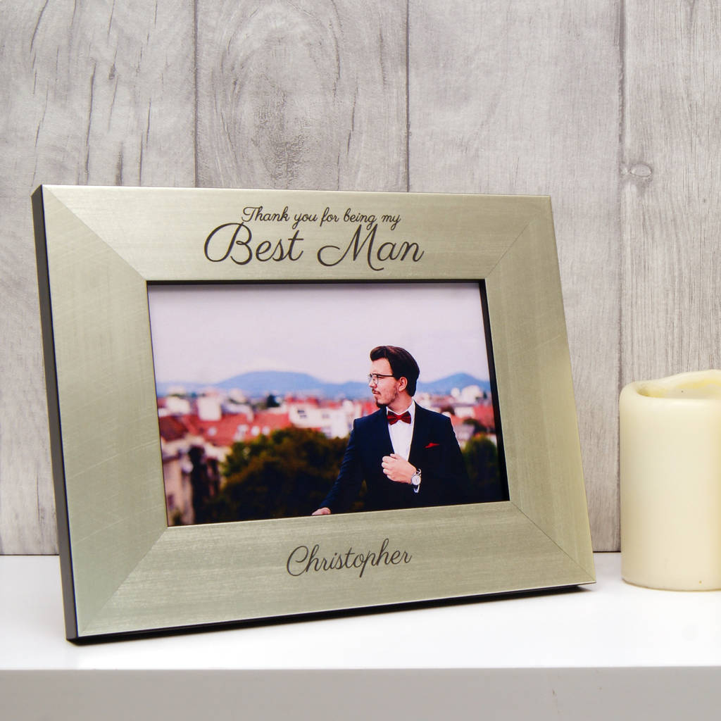 Personalised Best Man Photo Frame, 1 of 6