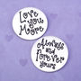 Personalised Silver Love Message Token, thumbnail 1 of 5