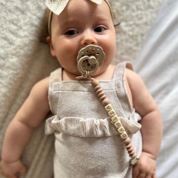 Personalised Dummy Soother Pacifier Clip, 10 of 12