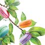 Macaron Wall Art, Botanical Print With A Twist, thumbnail 5 of 11