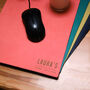 Personalised Home Office Premium Leather Mouse Pad, thumbnail 7 of 12