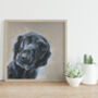 Custom Pet Portrait Painting On Linen Canvas Board, thumbnail 2 of 12