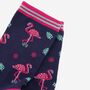 Women's Flamingo Print Bamboo Socks, thumbnail 4 of 4