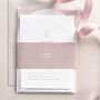 Anais Pink Floral Arch Wedding Invitations, thumbnail 5 of 5