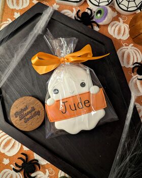 Personalised Ghost Plaque Biscuit, 2 of 2