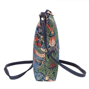 William Morris Strawberry Thief Holdall+Gift Sling Bag, 10 of 12