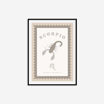 Children's Scorpio Zodiac Print, 3 of 7