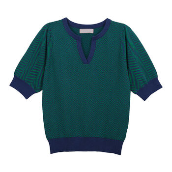 Cissy Chevron Top, 3 of 9