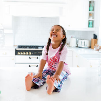 Personalised Woman's Mummy And Me Pyjamas Heart, 9 of 12