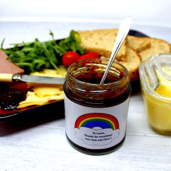 'Thank You' Personalised Chilli Jam Gift Set, 2 of 9