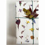 Gilded Pressed Flowers Luxury Gift Wrapping Paper, thumbnail 3 of 3