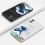 Personalised Giant Wave Hokusai Clear Phone Case, thumbnail 3 of 5