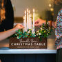 Personalised Christmas Table Centrepiece Wooden Box, thumbnail 1 of 5