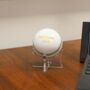 Personalised Vintage White Leather Cricket Ball, thumbnail 5 of 6