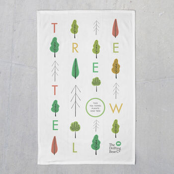 'Tree Towel' Tea Towel That Plants A Tree, 2 of 4