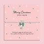 Merry Christmas Dog Mum Bracelet | Secret Santa Gift Ideas, thumbnail 2 of 7