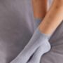 Women's Tabitha Cashmere Bed Socks, thumbnail 2 of 2