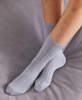 Women's Tabitha Cashmere Bed Socks, 2 of 2