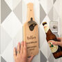 Personalised Wall Mounted Bottle Opener Gift For Him You Are Beerilliant, thumbnail 2 of 6