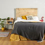 Anderson Reclaimed Industrial Pallet Wooden Headboard, thumbnail 1 of 12