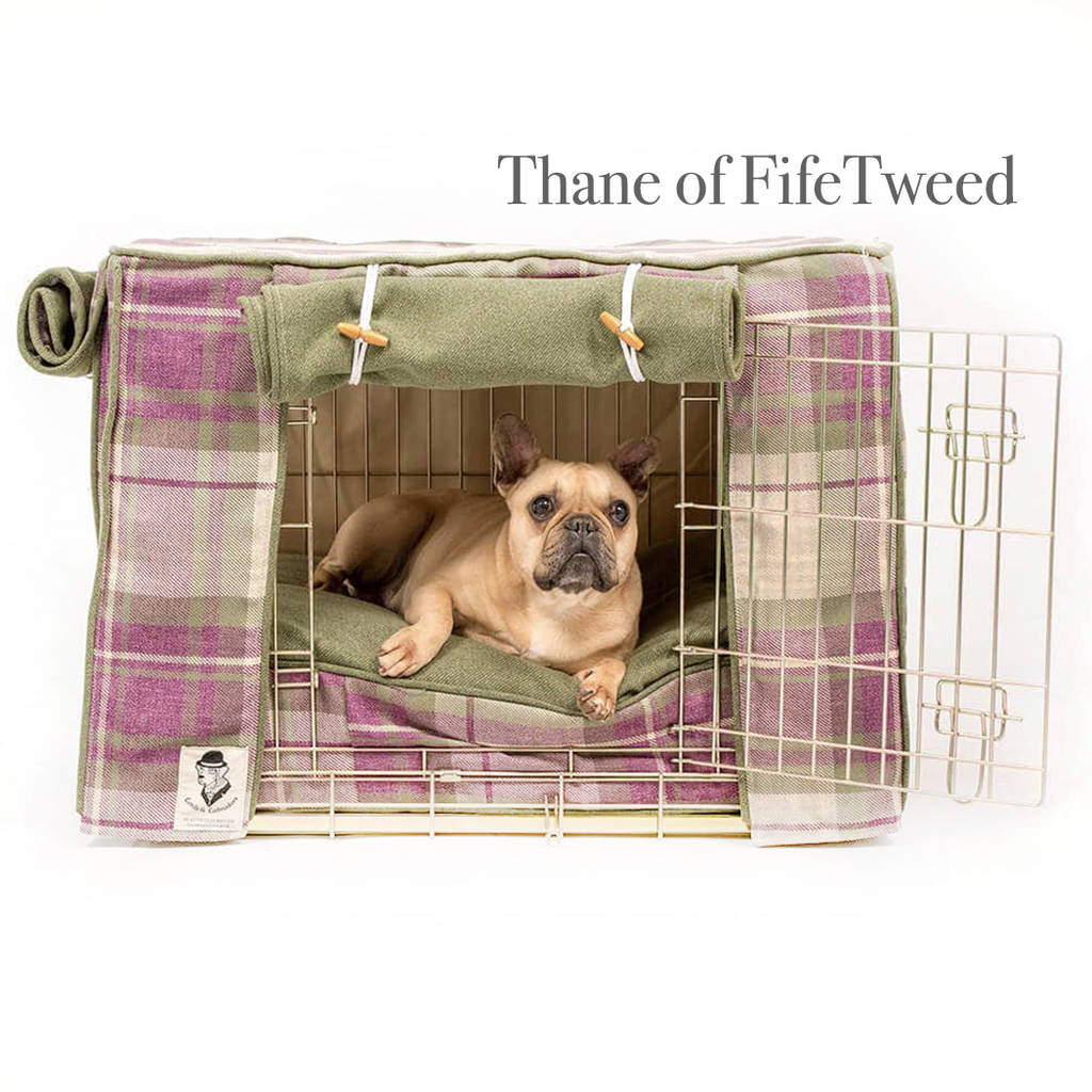 custom made dog crate cover available in six fabrics by lords