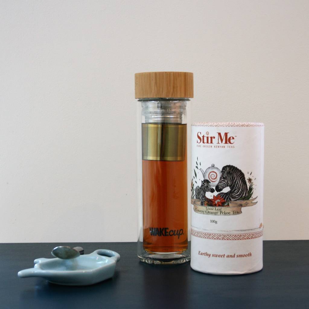 Tea Infuser And Loose Tea Gift Pack By Global Wak Ecup